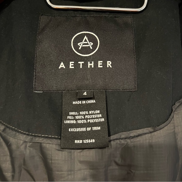 Aether Men’s Barrier Jacket Navy Blue Size 4 XL - Picture 3 of 5